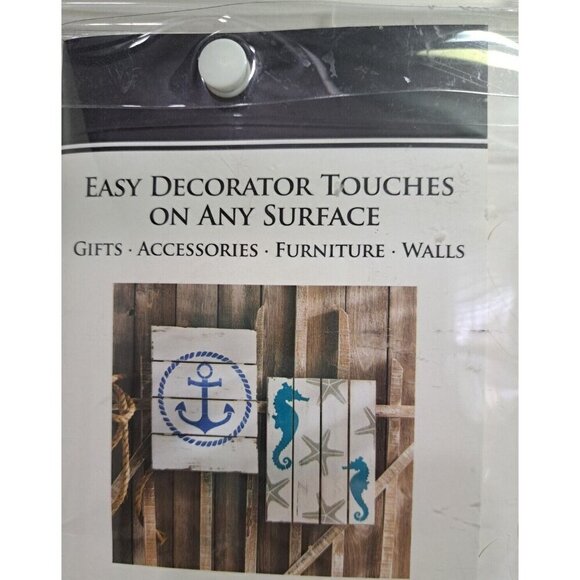 Folk Art Stencils Sea Life Value Pack 26 Pieces 43 Designs - Picture 5 of 5